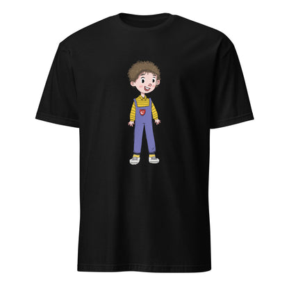 Ahmet Character Unisex Softstyle T-Shirt, Roots & Talks - Black
