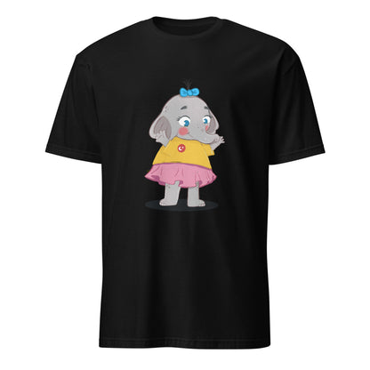 Filiz Elephant Unisex Softstyle T-Shirt, Roots & Talks - Black