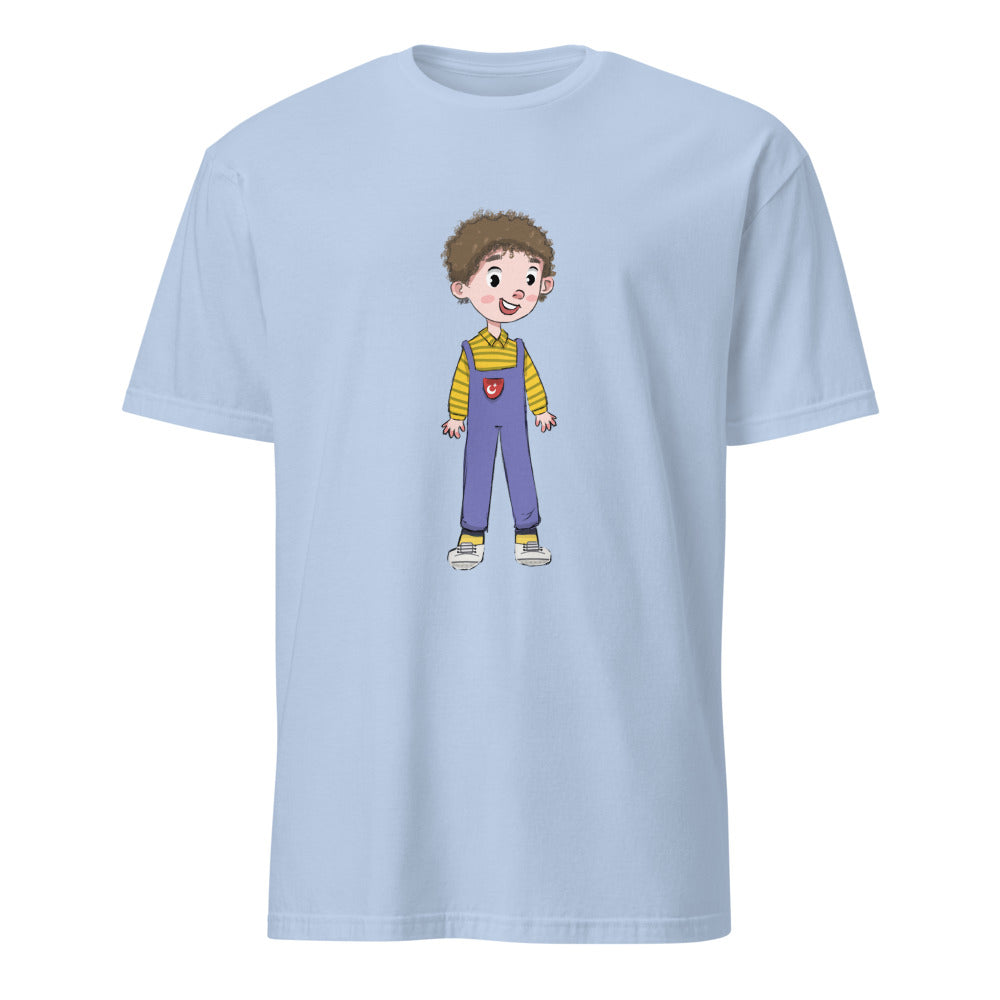 Ahmet Character Unisex Softstyle T-Shirt, Roots & Talks - Light Blue