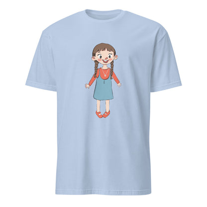 Eylül Character Unisex Softstyle T-Shirt, Roots & Talks - Light Blue