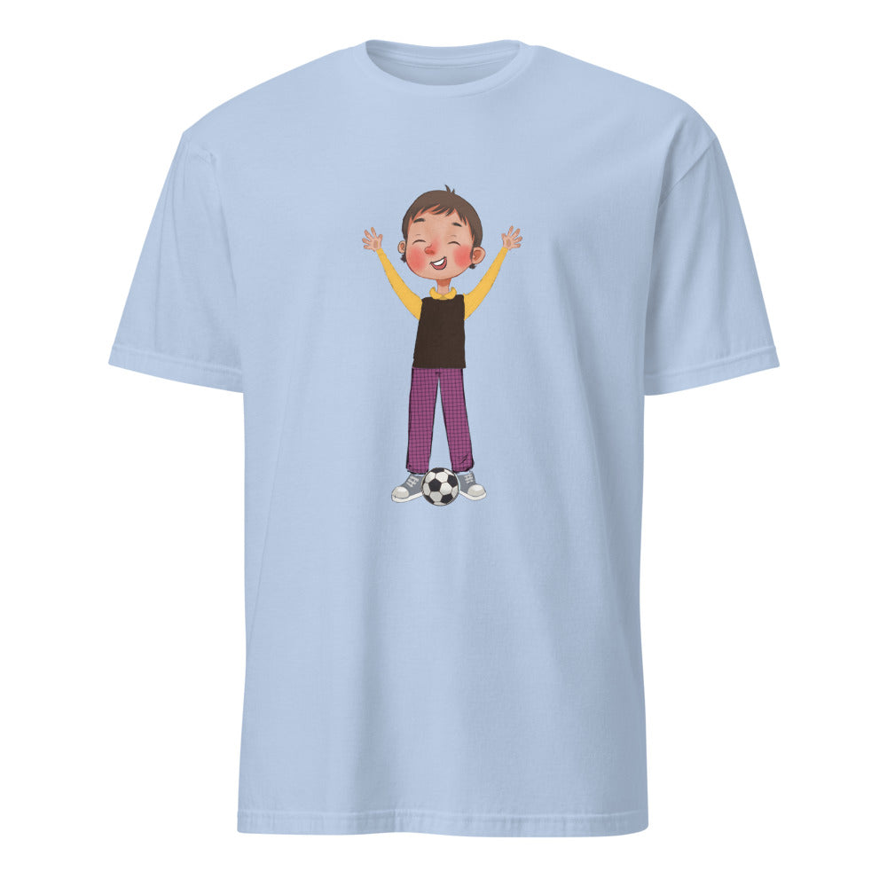 Gazi Character Unisex Softstyle T-Shirt, Roots & Talks - Light Blue