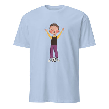 Gazi Character Unisex Softstyle T-Shirt, Roots & Talks - Light Blue