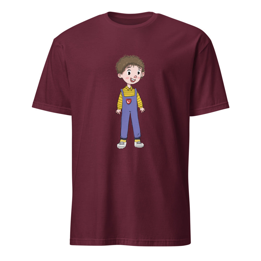 Ahmet Character Unisex Softstyle T-Shirt, Roots & Talks - Maroon