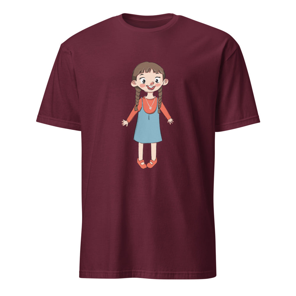 Eylül Character Unisex Softstyle T-Shirt, Roots & Talks - Maroon