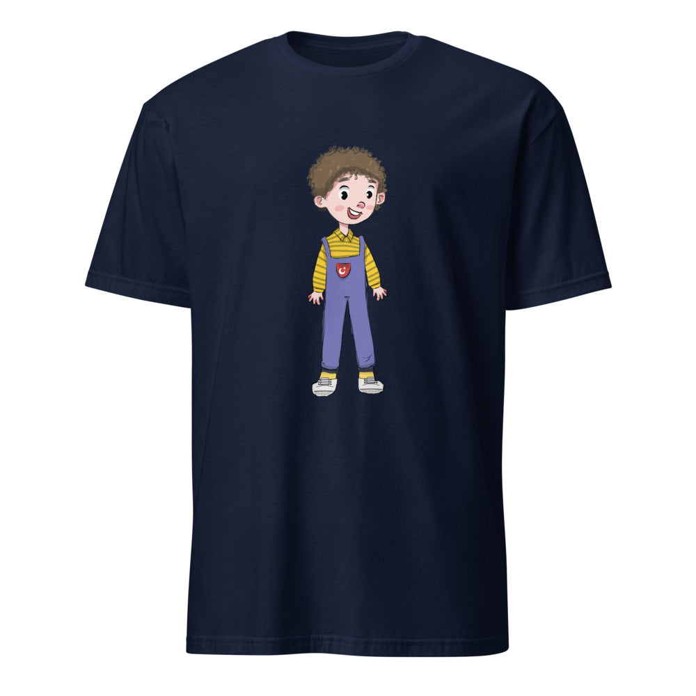 Ahmet Character Unisex Softstyle T-Shirt, Roots & Talks - Navy