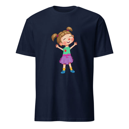 Ela Character Unisex Softstyle T-Shirt, Roots & Talks - Navy