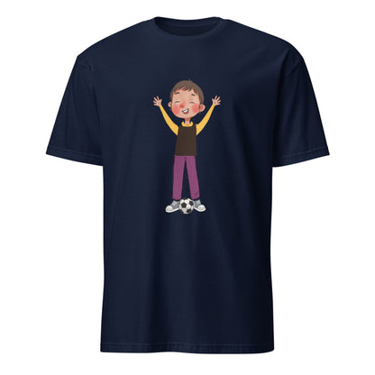 Gazi Character Unisex Softstyle T-Shirt, Roots & Talks - Navy