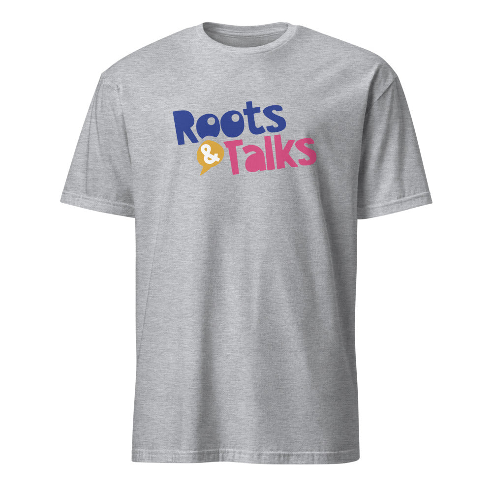 Roots & Talks Logo Unisex Softstyle T-Shirt - Sport Grey