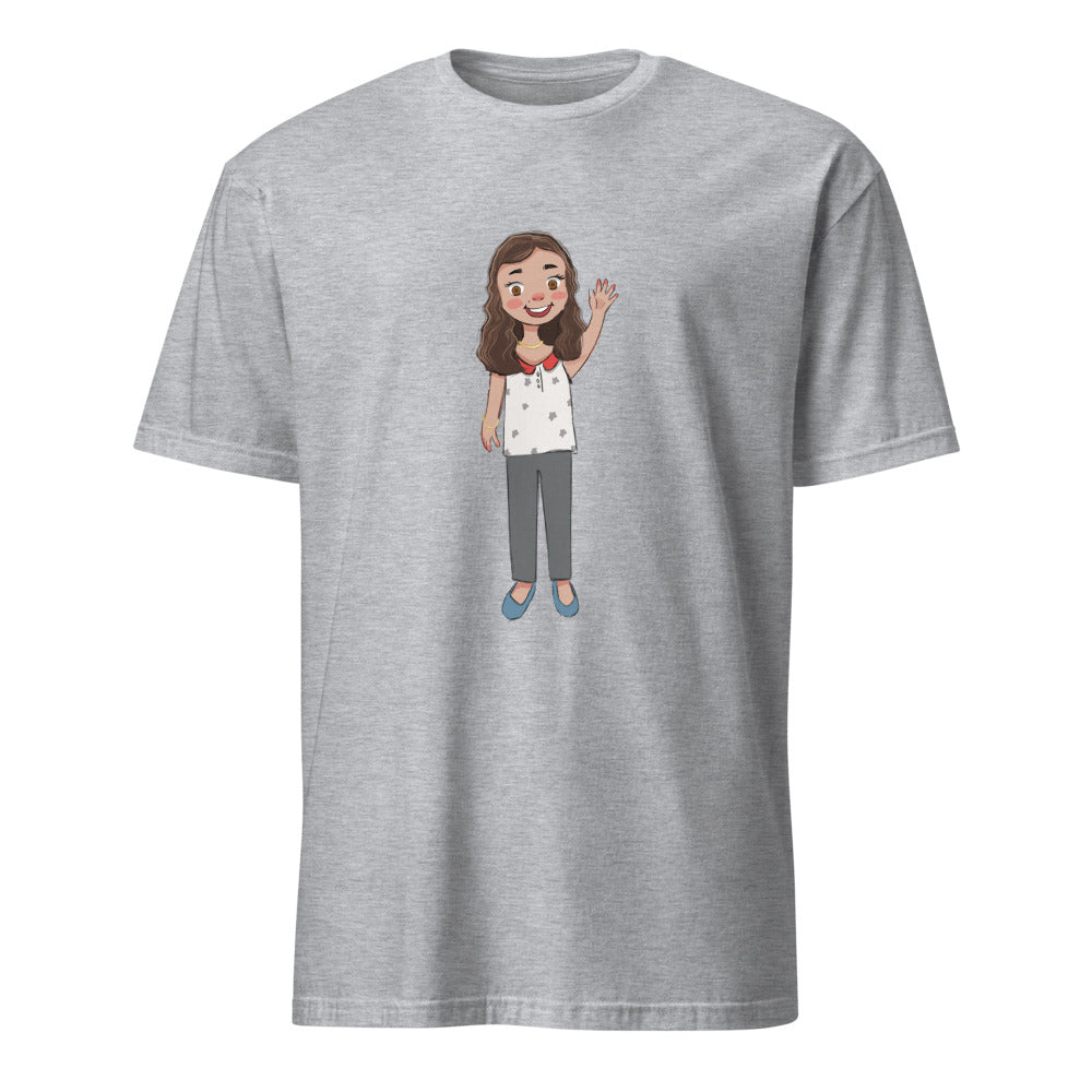 Defne Character Unisex Softstyle T-Shirt, Roots & Talks - Sport Grey