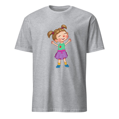 Ela Character Unisex Softstyle T-Shirt, Roots & Talks - Sport Grey