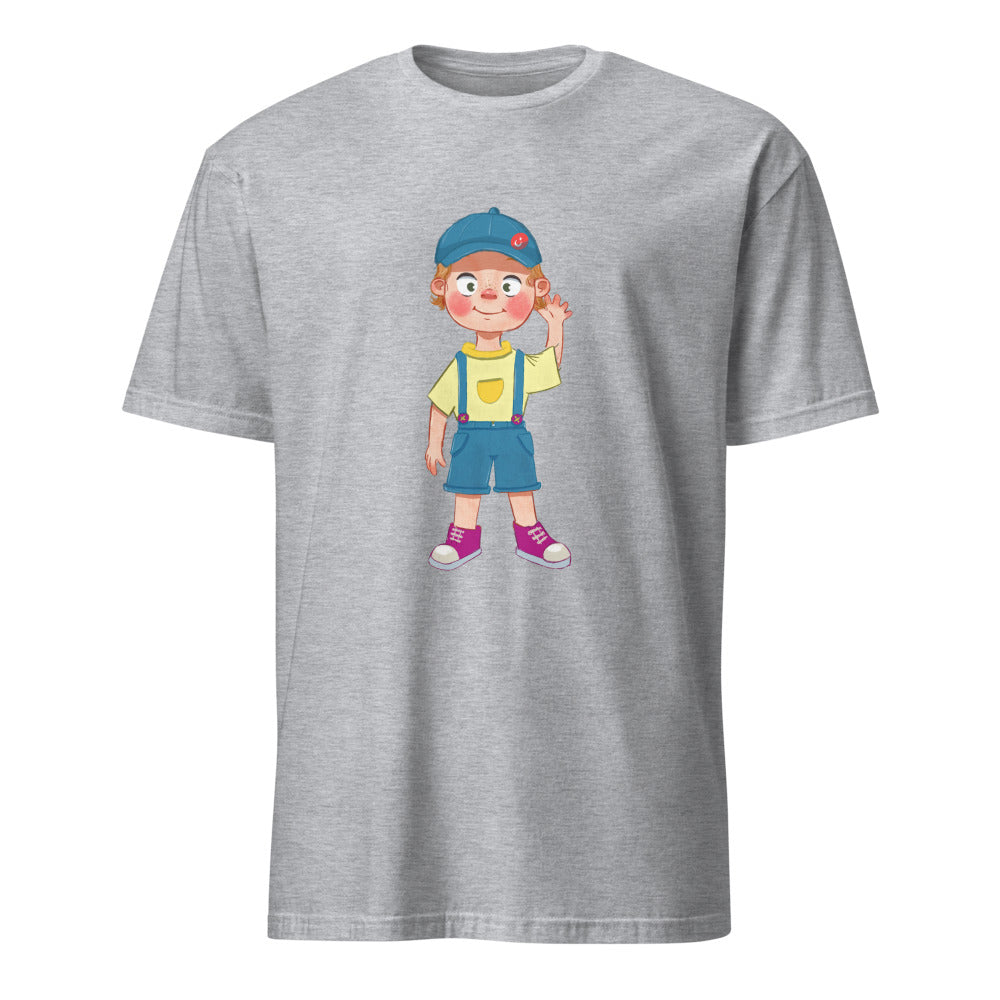 Giray Character Unisex Softstyle T-Shirt, Roots & Talks - Sport Grey