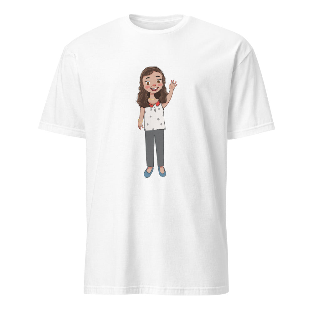 Defne Character Unisex Softstyle T-Shirt, Roots & Talks - White