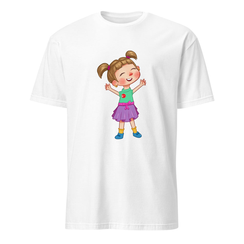 Ela Character Unisex Softstyle T-Shirt, Roots & Talks - White