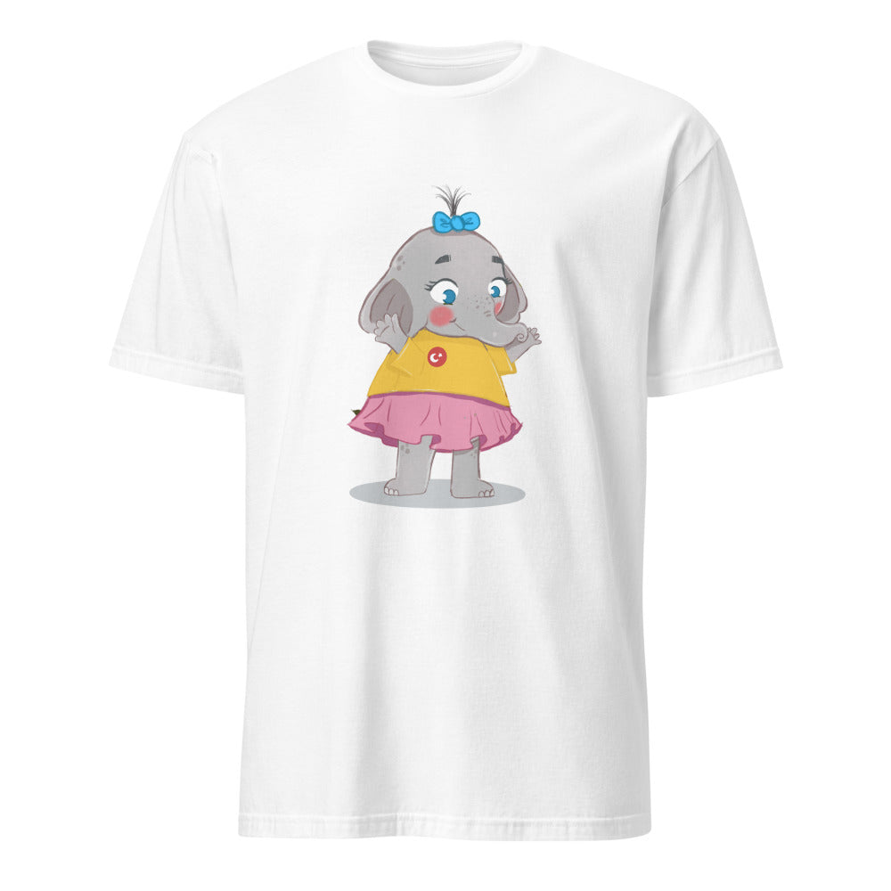 Filiz Elephant Unisex Softstyle T-Shirt, Roots & Talks - White