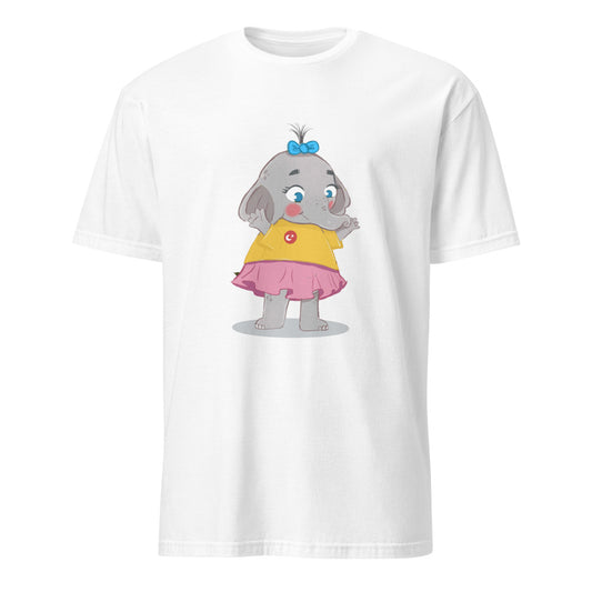 Filiz Elephant Unisex Softstyle T-Shirt, Roots & Talks - White