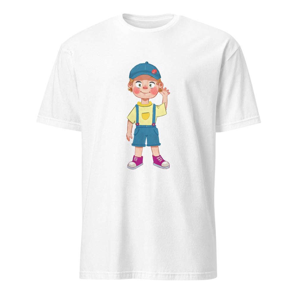 Giray Character Unisex Softstyle T-Shirt, Roots & Talks - White