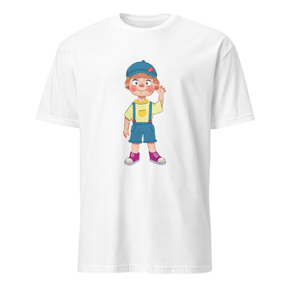 Giray Character Unisex Softstyle T-Shirt, Roots & Talks - White