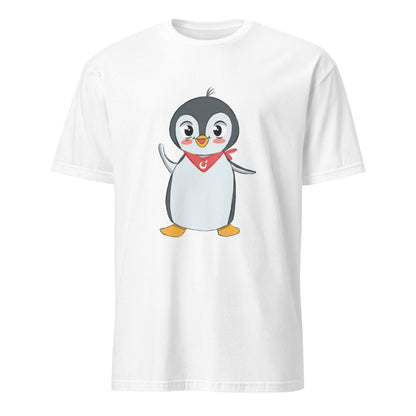 Pingucan Penguin Unisex Softstyle T-Shirt, Roots & Talks - White
