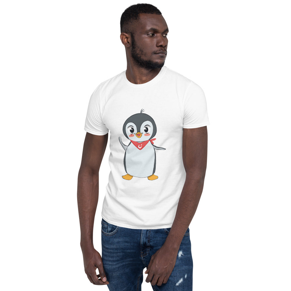 Pingucan Penguin Unisex Softstyle T-Shirt, Roots & Talks - lifestyle photo 3