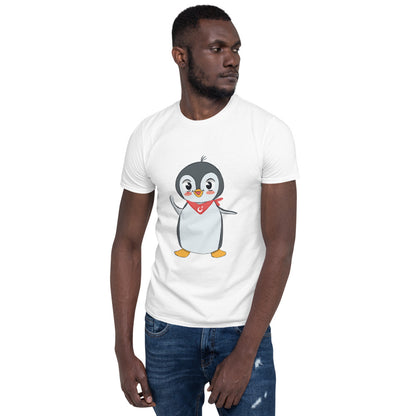 Pingucan Penguin Unisex Softstyle T-Shirt, Roots & Talks - lifestyle photo 3