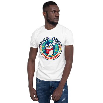 Bilingual & Proud Unisex Softstyle T-Shirt, Roots & Talks - lifestyle photo 3