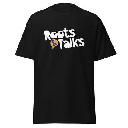 Roots & Talks Logo Unisex Classic T-Shirt - Black