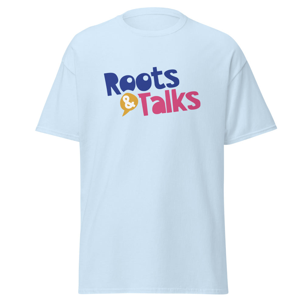 Roots & Talks Logo Unisex Classic T-Shirt - Light Blue