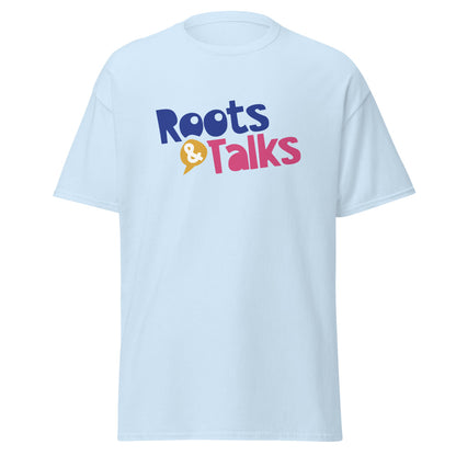 Roots & Talks Logo Unisex Classic T-Shirt - Light Blue
