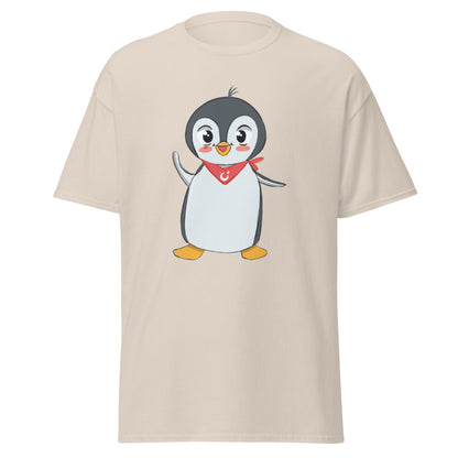 Pingucan Penguin Unisex Classic T-Shirt, Roots & Talks - Natural