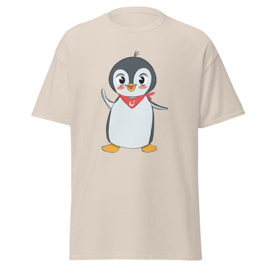 Pingucan Penguin Unisex Classic T-Shirt, Roots & Talks - Natural