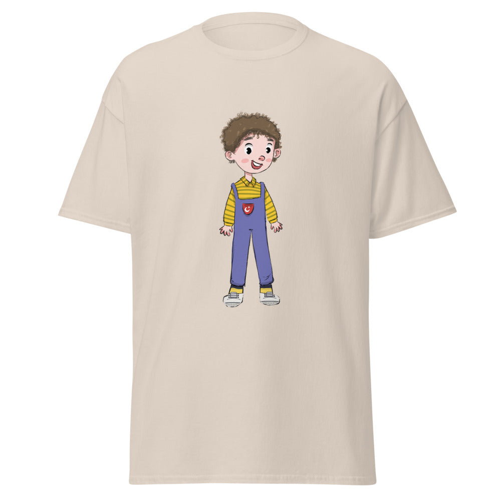 Ahmet Character Unisex Classic T-Shirt, Roots & Talks - Natural