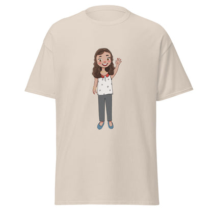 Defne Character Unisex Classic T-Shirt, Roots & Talks - Natural