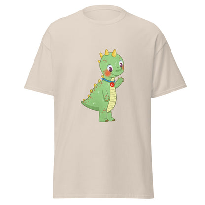 Dino Dinosaur Unisex Classic T-Shirt, Roots & Talks - Natural