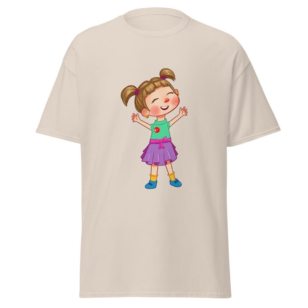 Ela Character Unisex Classic T-Shirt, Roots & Talks - Natural