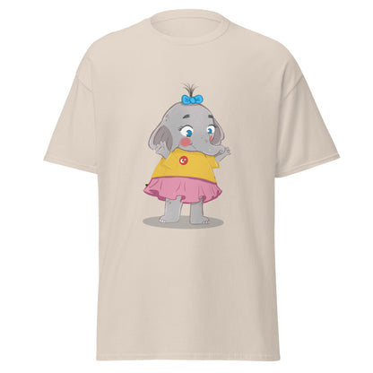 Filiz Elephant Unisex Classic T-Shirt, Roots & Talks - Natural