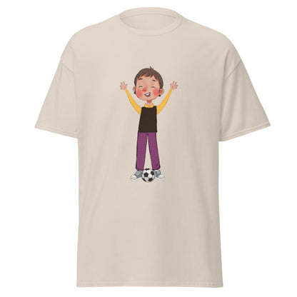 Gazi Character Unisex Classic T-Shirt, Roots & Talks - Natural