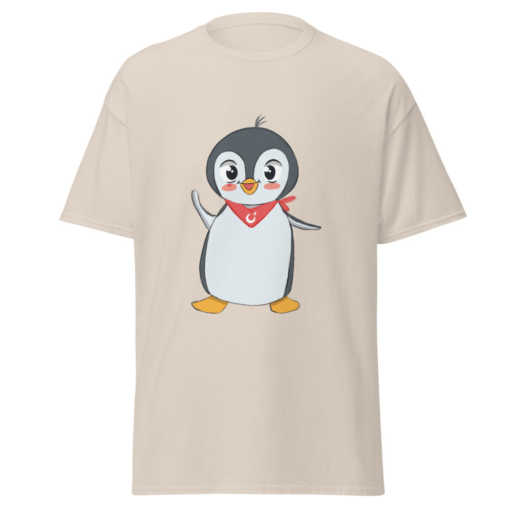 Pingucan Penguin Unisex Classic T-Shirt, Roots & Talks - Natural