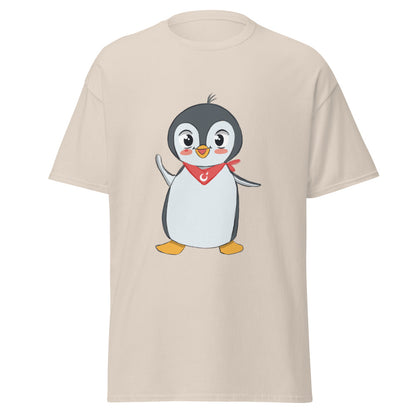 Pingucan Penguin Unisex Classic T-Shirt, Roots & Talks - Natural