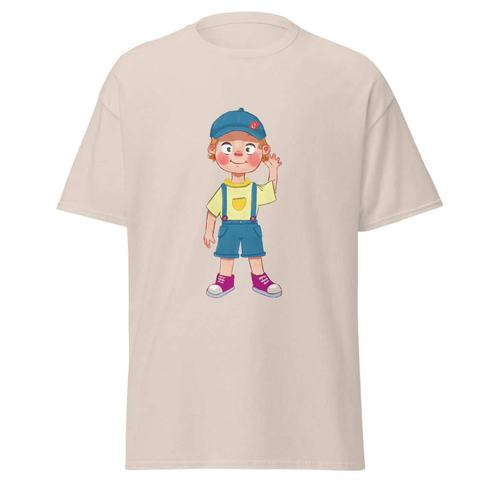 Giray Character Unisex Classic T-Shirt, Roots & Talks - Natural