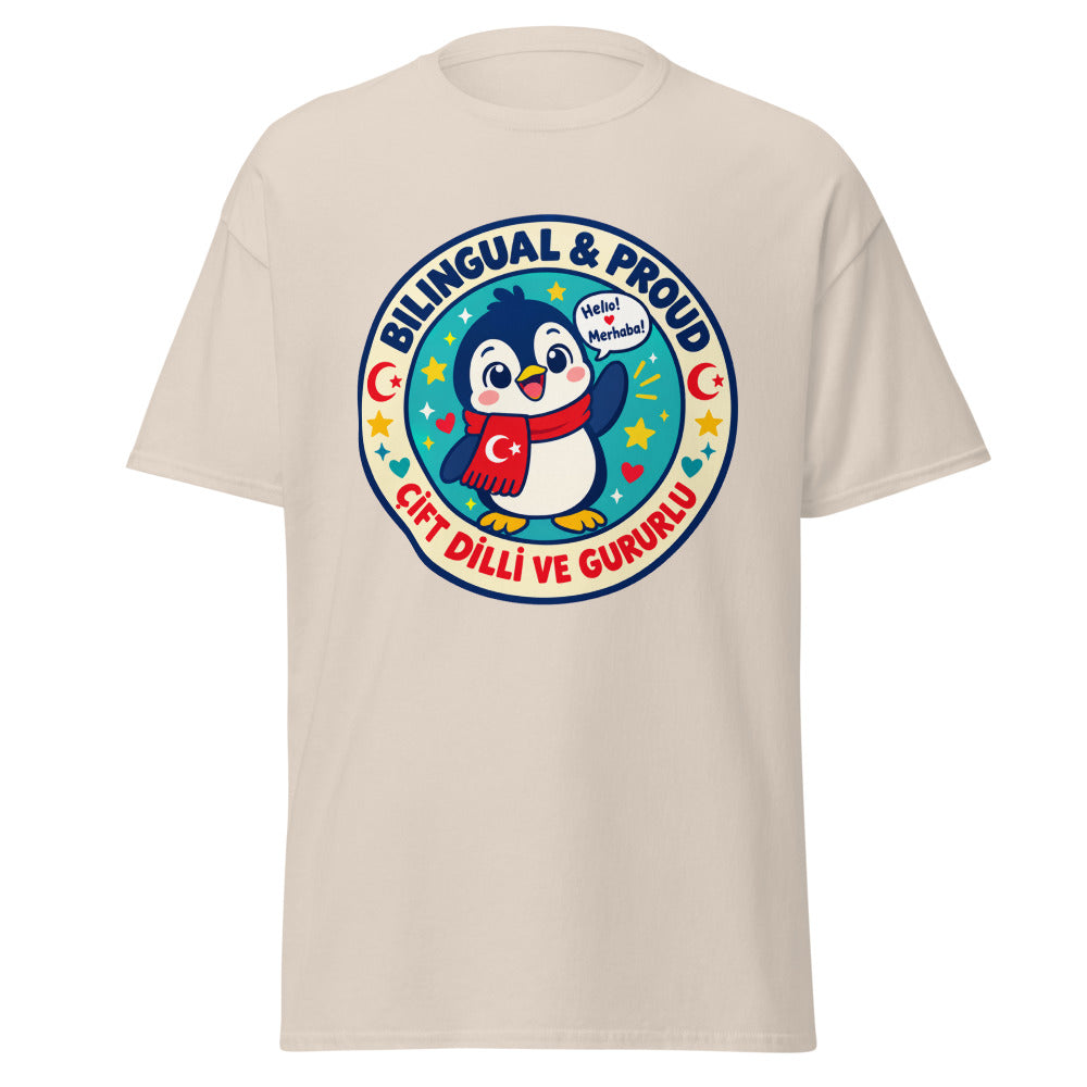 Bilingual & Proud Unisex Classic T-Shirt, Roots & Talks - Natural