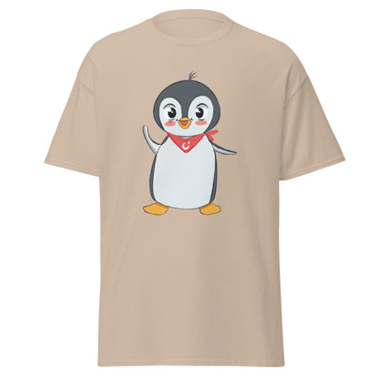 Pingucan Penguin Unisex Classic T-Shirt, Roots & Talks - Sand