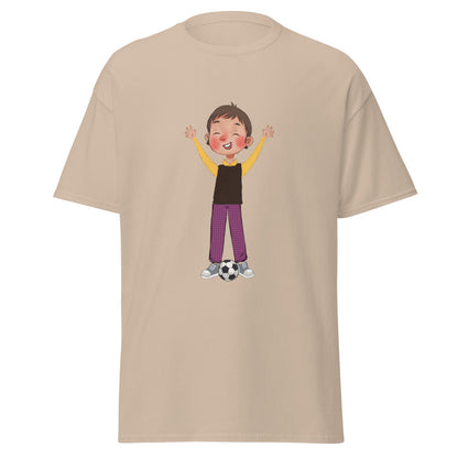 Gazi Character Unisex Classic T-Shirt, Roots & Talks - Sand