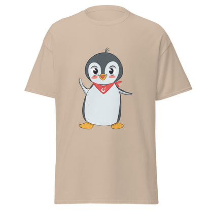 Pingucan Penguin Unisex Classic T-Shirt, Roots & Talks - Sand