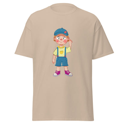 Giray Character Unisex Classic T-Shirt, Roots & Talks - Sand