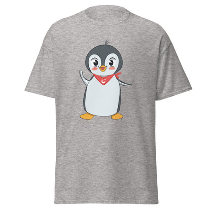 Pingucan Penguin Unisex Classic T-Shirt, Roots & Talks - Sport Grey