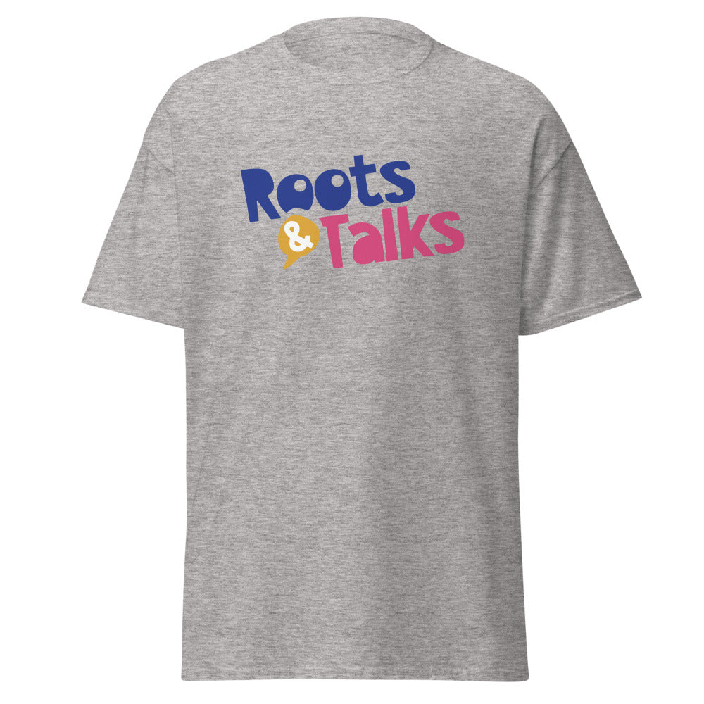 Roots & Talks Logo Unisex Classic T-Shirt - Sport Grey