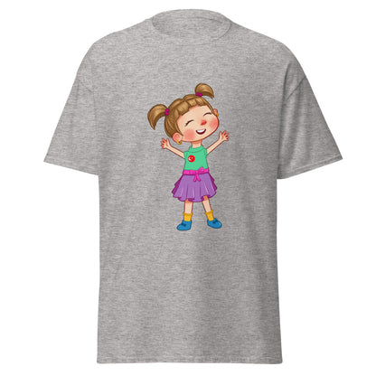 Ela Character Unisex Classic T-Shirt, Roots & Talks - Sport Grey