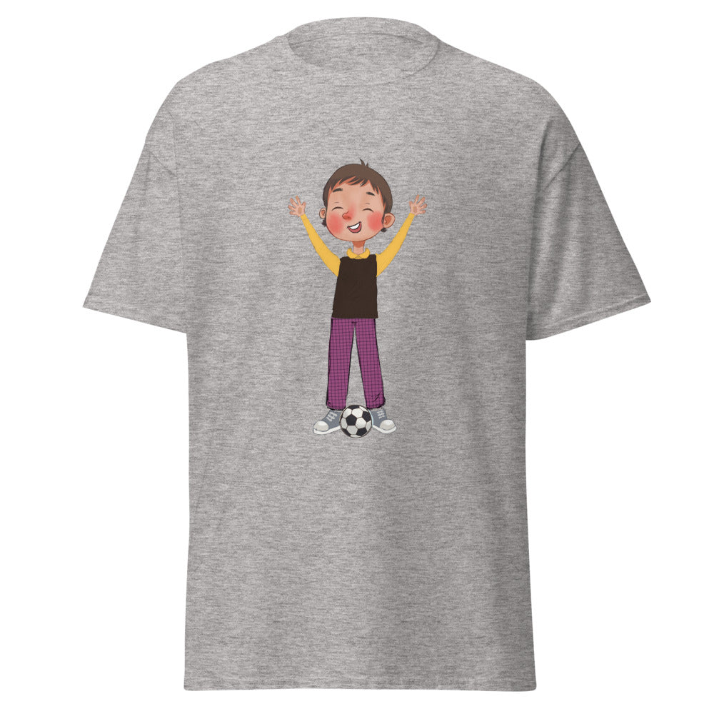 Gazi Character Unisex Classic T-Shirt, Roots & Talks - Sport Grey