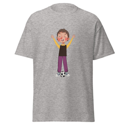 Gazi Character Unisex Classic T-Shirt, Roots & Talks - Sport Grey