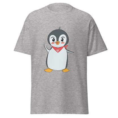 Pingucan Penguin Unisex Classic T-Shirt, Roots & Talks - Sport Grey